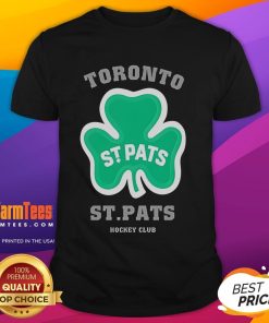 Good Toronto St Patrick's Hockey Club Lucky Cover T-Shirt featuring a vibrant design for fans and players alike.