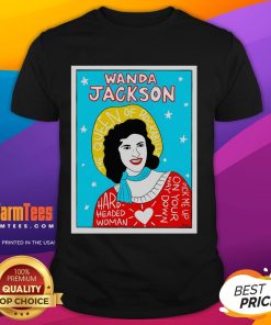 Good Wanda Jackson Rockabilly Folk T-Shirt featuring vintage-inspired design and vibrant colors for music lovers.