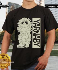 Good Yarnaby Sitting Poppy Playtime T-Shirt featuring vibrant colors and playful design for fans of the game.