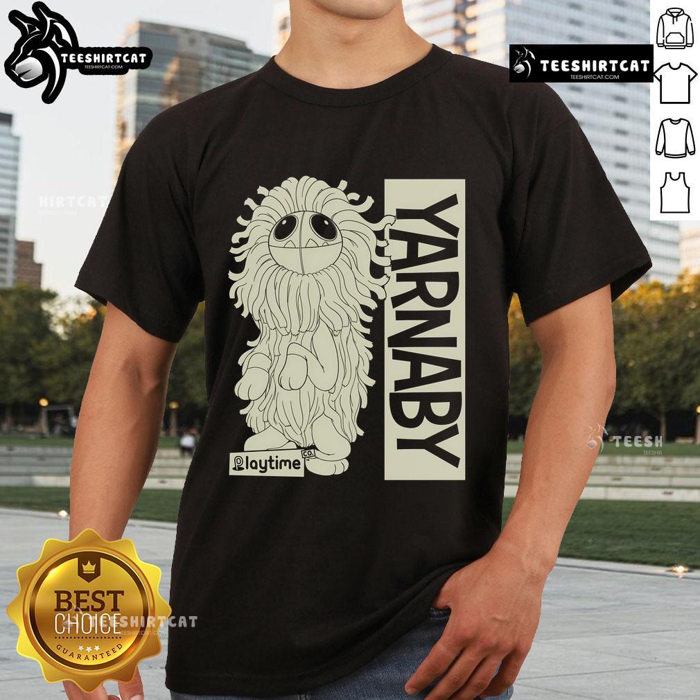 Good Yarnaby Sitting Poppy Playtime T Shirt Good Yarnaby Sitting Poppy Playtime T-Shirt featuring vibrant colors and playful design for fans of the game.