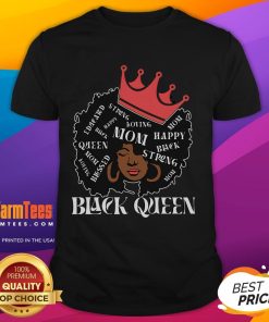 Happy Black Queen Mom Mothers Day T-Shirt featuring a vibrant design celebrating motherhood and empowerment.