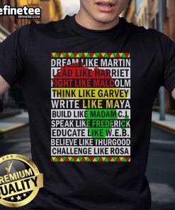 Alt Text: Hot Black History Month T-Shirt featuring inspiring African leader women design, celebrating empowerment and heritage.