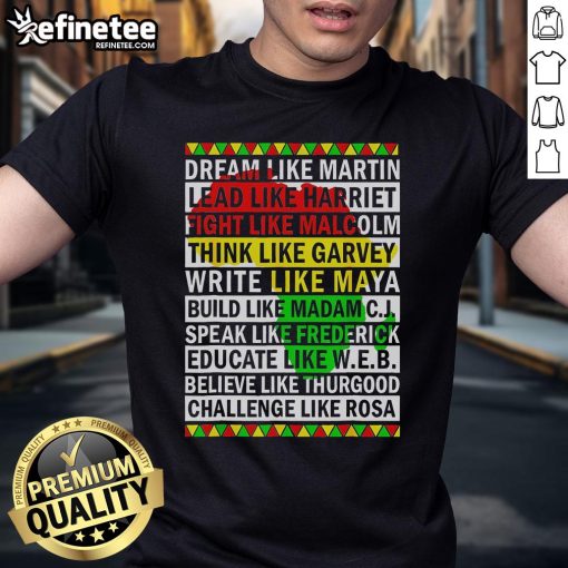 Alt Text: Hot Black History Month T-Shirt featuring inspiring African leader women design, celebrating empowerment and heritage.