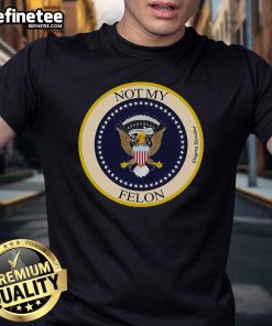 Hot E Pluribus Scrotus Not My Felon Elayne Boosler T-Shirt featuring bold graphic design and vibrant colors.