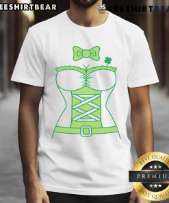 Hot Leprechaun Lass St Patty's Day T-Shirt featuring a vibrant green design and festive graphics for celebrating St. Patrick's Day.