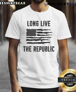 Hot Long Live The Republic T-Shirt featuring bold graphics and a comfortable fit, perfect for patriotic fashion.