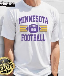 Hot Minnesota Football vintage sports team fan T-shirt featuring bold graphics and classic design for enthusiastic supporters.