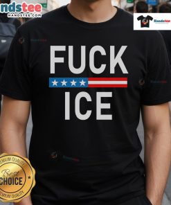 Hot Support Immigrants Fck ICE T-Shirt design featuring bold text promoting immigrant rights and solidarity.