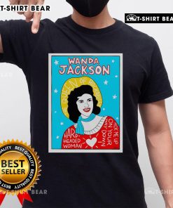 Hot Wanda Jackson Rockabilly Folk T-Shirt featuring vibrant graphics and retro design for music lovers and vintage style fans.
