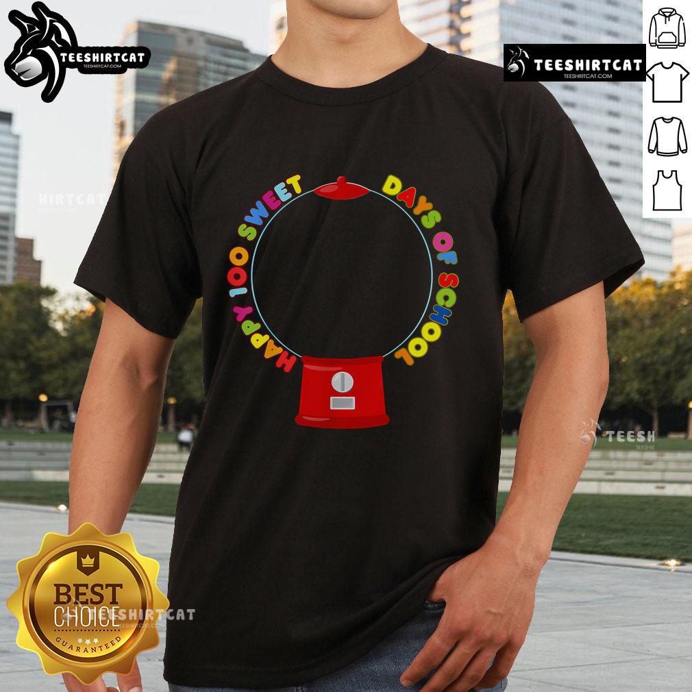 Nice 100 Days Of School Empty Gumball Machine T Shirt Nice 100 Days Of School Empty Gumball Machine T-Shirt featuring a colorful gumball machine design for school celebrations.