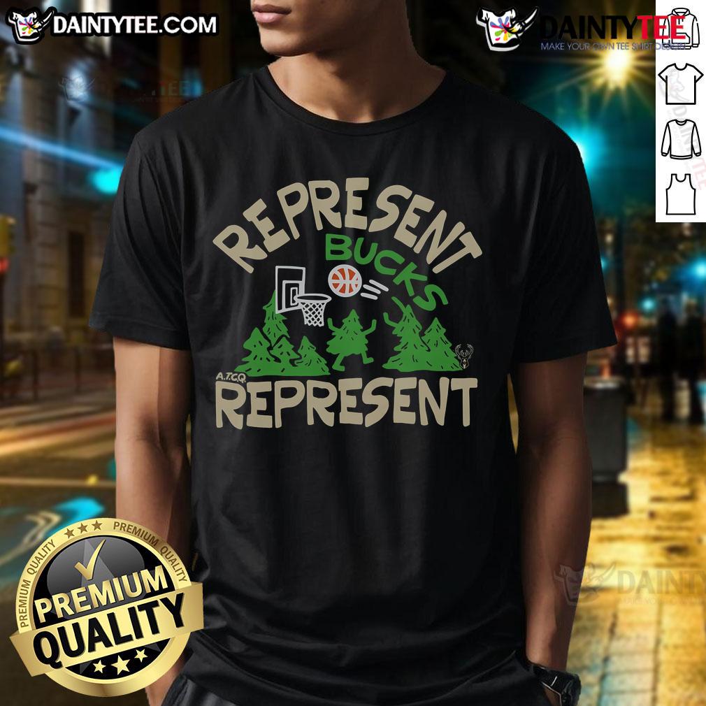 Nice A Tribe Called Quest X Milwaukee Bucks Represent T Shirt Alt Text: A Tribe Called Quest X Milwaukee Bucks Represent T-Shirt featuring vibrant graphics and bold team colors.