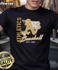 Nice Athletics Baseball Side Arm Est 1901 T-Shirt featuring vintage design and classic athletic style.