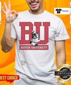 Nice BU Boston University Chad & Jake Infant T-Shirt featuring a cute design for babies, perfect for young fans.