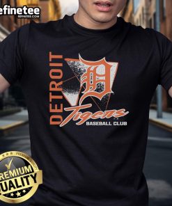 Stylish Detroit Tigers Side Arm Baseball Club T-Shirt featuring the team's logo and vibrant colors for fans.