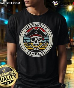 Nice Gasparilla Tampa FL 2025 Pirate T-Shirt featuring vibrant pirate graphics and festive colors for the Gasparilla celebration.