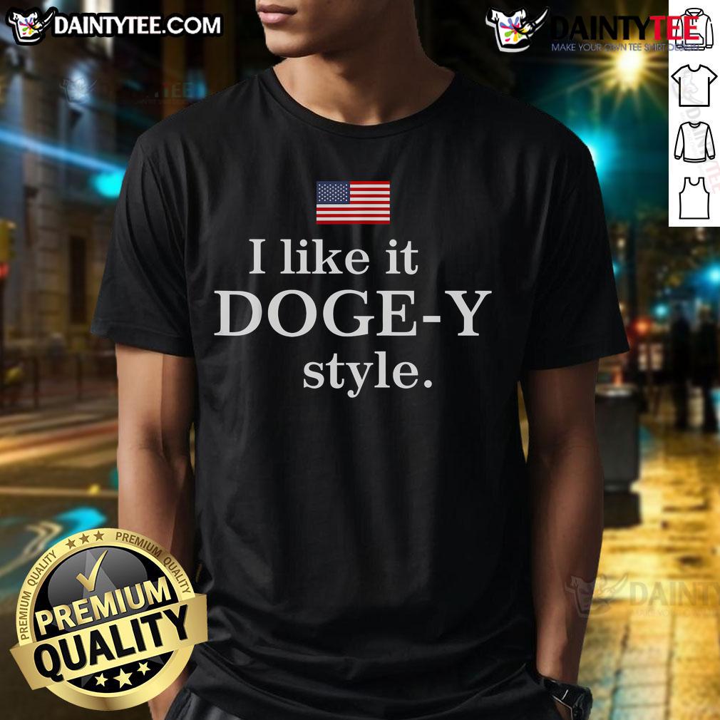 Nice I Like It Dogey Style Doge T Shirt Funny 'Nice I Like It Dogey Style' Doge T-Shirt featuring a playful Shiba Inu design in vibrant colors.