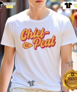 Stylish Kansas City Chiefs Peat T-Shirt featuring bold team logo, perfect for fans and game day attire.