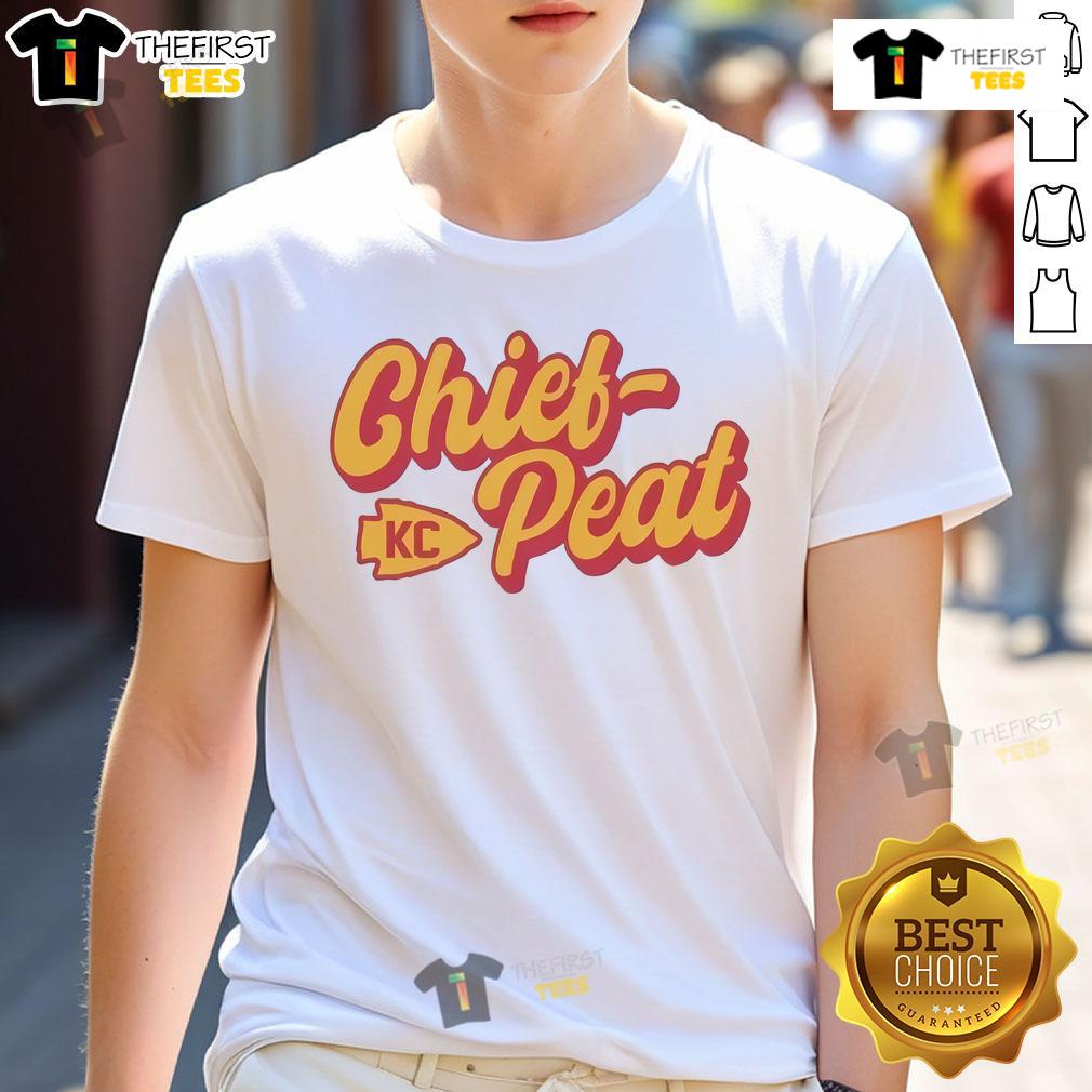 Nice Kansas City Chiefs Peat T Shirt Stylish Kansas City Chiefs Peat T-Shirt featuring bold team logo, perfect for fans and game day attire.