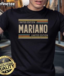 Nice Mariano Limited Edition personalized t-shirt featuring the name Mariano in stylish design for fans and collectors.