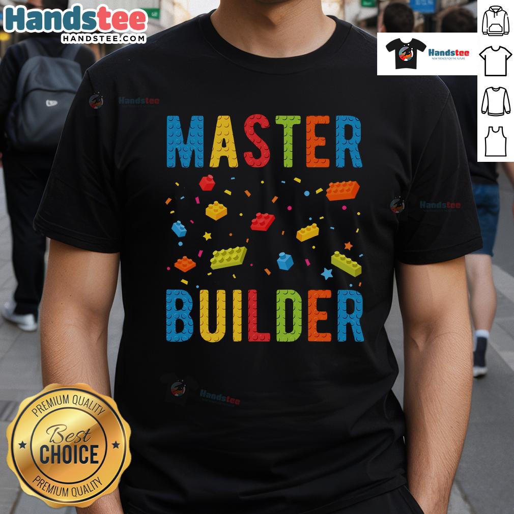 Nice Master Builder T Shirt Nice Master Builder T-Shirt featuring a creative design for builders and construction enthusiasts, perfect for casual wear.