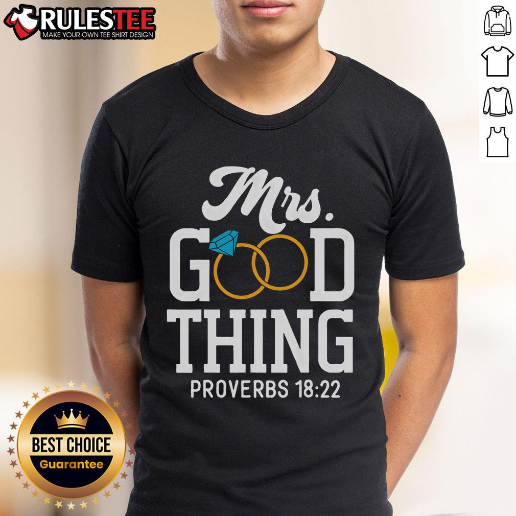 Nice Mrs Good Thing Christian T Shirt Nice Mrs Good Thing Christian T-Shirt featuring a stylish design with uplifting messages for faith and positivity.