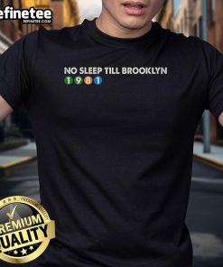 1981 classic 'No Sleep Til Brooklyn' 80s T-shirt featuring vibrant graphics and retro style for vintage apparel lovers.
