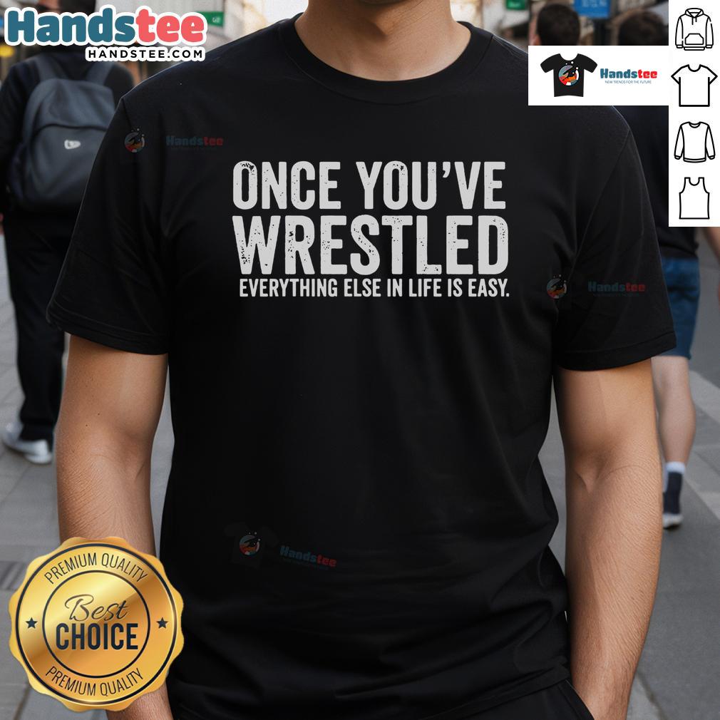 Nice Once You Wrestle T Shirt Nice Once You Wrestle T-Shirt featuring a bold design perfect for wrestling fans and athletes. Shop now!
