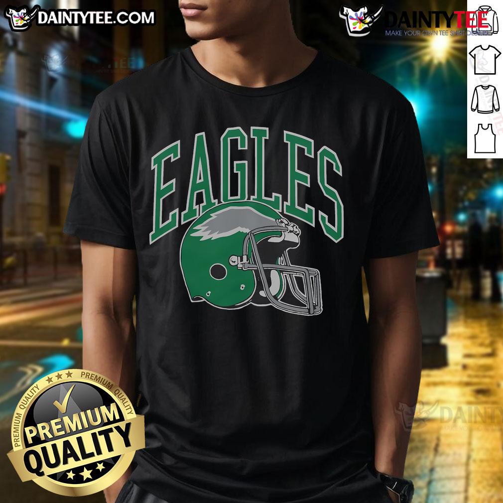Nice Philadelphia Eagles Helmet Retro T Shirt Retro Philadelphia Eagles Helmet T-Shirt featuring a vintage design, perfect for fans of the NFL team.