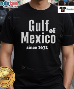 Nice Retro Gulf Of Mexico Since 1672 Vintage T-Shirt design featuring nostalgic graphics and vibrant colors.