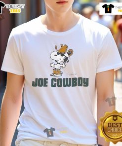 Nice Snoopy Joe Cowboy T-Shirt featuring a playful Snoopy design in a classic cowboy outfit, perfect for casual wear.