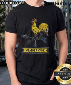 Nice vintage rooster weather vane directional T-shirt featuring a detailed rooster design and classic typography.