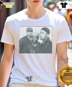 Official A Tribe Called Quest Pay T-Shirt featuring vibrant graphics and iconic band logo on a stylish black background.