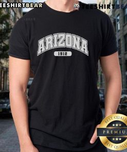 Official Arizona Collegiate 1912 T-Shirt featuring vintage design and school colors, perfect for alumni and fans.