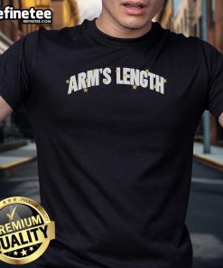 Official Arm's Length Star T-Shirt featuring a stylish design, perfect for fans of the Arm's Length brand.