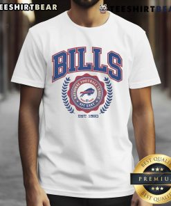 Official Buffalo Bills NFL Team Crest T-Shirt for AFC Championship Game, perfect gear for passionate fans.