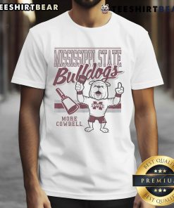 Official Bully Mississippi State Bulldogs retro logo mascot t-shirt featuring vibrant graphics and classic design.