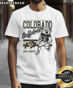 Official Chip The Buffalo Colorado Buffaloes retro logo mascot t-shirt featuring a vibrant design perfect for fans.