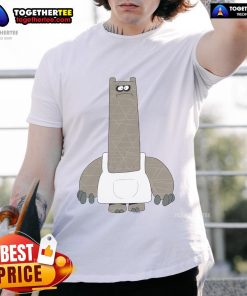 Official Chowder Shnitzel Angry Pose T-Shirt featuring vibrant artwork of Shnitzel in an angry expression.