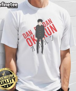 Alt Text: Official Dandadan Okarun T-Shirt featuring vibrant graphics and unique design for fans of the popular series.