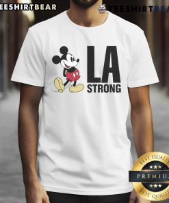 Official Disney La Strong Wildfire Relief T-Shirt featuring vibrant graphics to support wildfire recovery efforts.
