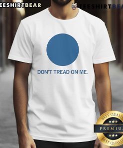 Official Don't Tread On Me Blue Dot T-Shirt featuring a bold graphic, perfect for patriotic fashion enthusiasts.