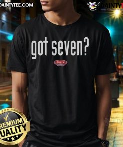 Official Got Seven T-Shirt featuring vibrant graphics and bold logo, perfect for fans of the popular K-pop group GOT7.