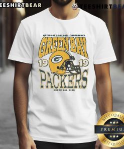 Official Green Bay Packers Classic Team Helmet T-Shirt featuring the iconic Packers logo on a stylish green background.