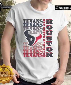 Houston Texans Gradient Wordmark T-Shirt featuring vibrant team colors and logo, perfect for fans and game days.