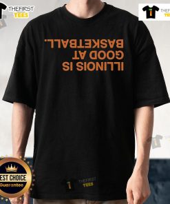 Official Illinois Is Good At Basketball T-Shirt featuring vibrant graphics and bold text, perfect for fans and players alike.
