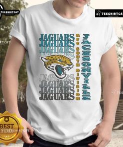 Official Jacksonville Jaguars Gradient Wordmark T-Shirt featuring bold team colors and logo for fans and supporters.