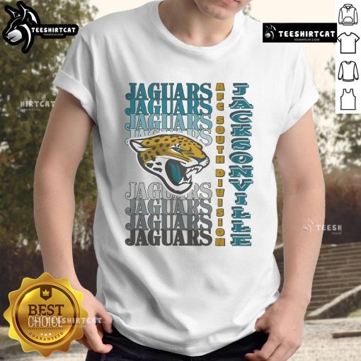 Official Jacksonville Jaguars Gradient Wordmark T-Shirt featuring bold team colors and logo for fans and supporters.