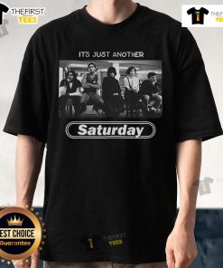 Alt Text: Official Jen Razavi It's Just Another Saturday T-Shirt featuring a stylish design perfect for casual wear.