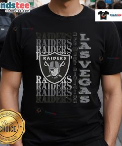 Alt Text: Official Las Vegas Raiders gradient wordmark t-shirt featuring bold team logo and stylish design for fans.