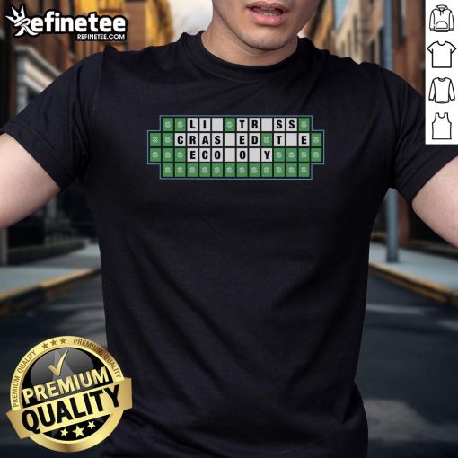 Official Liz Truss Crashed The Economy T-Shirt featuring bold text and a stylish design, perfect for political satire fans.